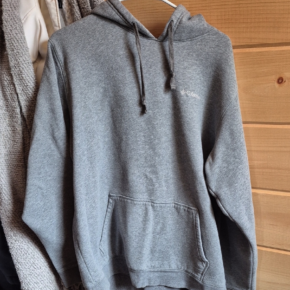 Columbia Men's Grey Hoodie. Size XL